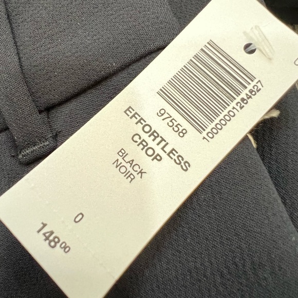 Aritzia Wilfred Effortless Crop Pants BLACK - Picture 2 of 2